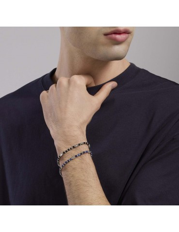 MABINA - BRACCIALE CALIFORNIA AGATA NERA - 534004