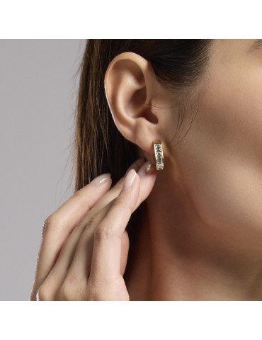 KIDULT - ORECCHINI STYLE 21 GOLD ZIRCONI - 861028