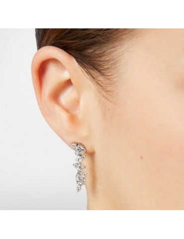 CHIARA FERRAGNI - ORECCHINI PENDENTI SILVER WHITE