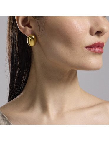 KIDULT - ORECCHINI OVALI STYLE 09 GOLD - 861043