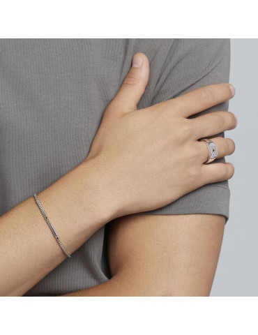 MABINA - ANELLO CHEVALIER GEOMETRICO - 523475