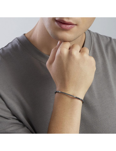 MABINA - BRACCIALE BLACK ROCK CON EMATITE - 534090