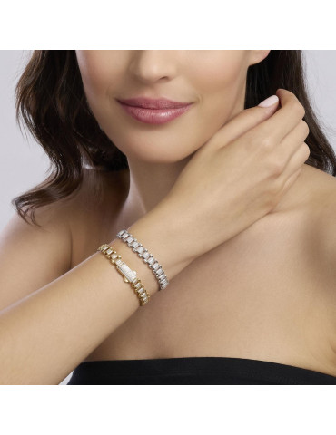 MABINA - BRACCIALE PARIGI CON ZIRCONI BIANCHI