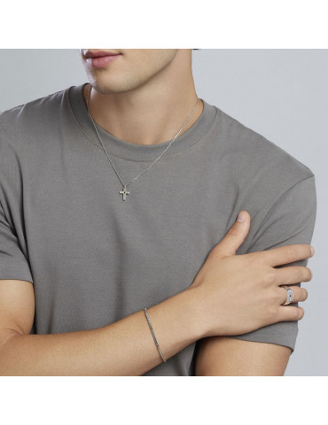 MABINA - COLLANA GEOMETRICO CON CROCE - 553818