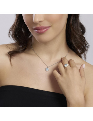 MABINA - GIROCOLLO VITTORIA CON CUORE CELESTE