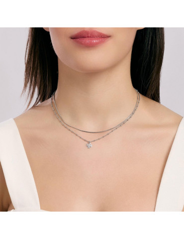 KIDULT - GIROCOLLO CATENE E QUADRIFOGLIO STYLE 30
