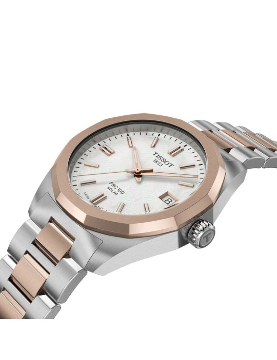 TISSOT - SOLOTEMPO PRC 100 SOLAR BICOLOR LADY