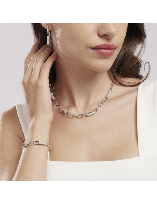 MABINA - COLLANA RUE MADAME SILVER - 553423
