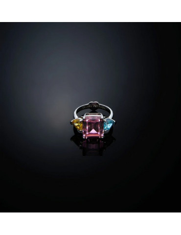 CHIARA FERRAGNI - ANELLO TRILOGY PRINCESS RAINBOW