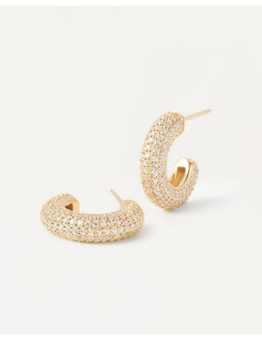 PDPAOLA - ORECCHINI NEW ESSENTIAL KING GOLD