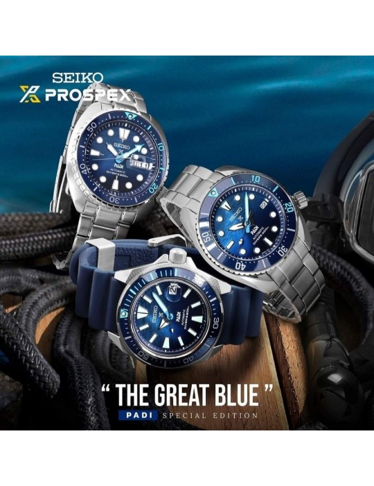 SEIKO - PROSPEX TURTLE PADI THE GREAT BLUE SRPK01