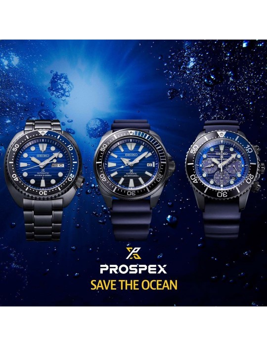 SEIKO - PROSPEX  SAVE THE OCEAN  BLACK TURTLE