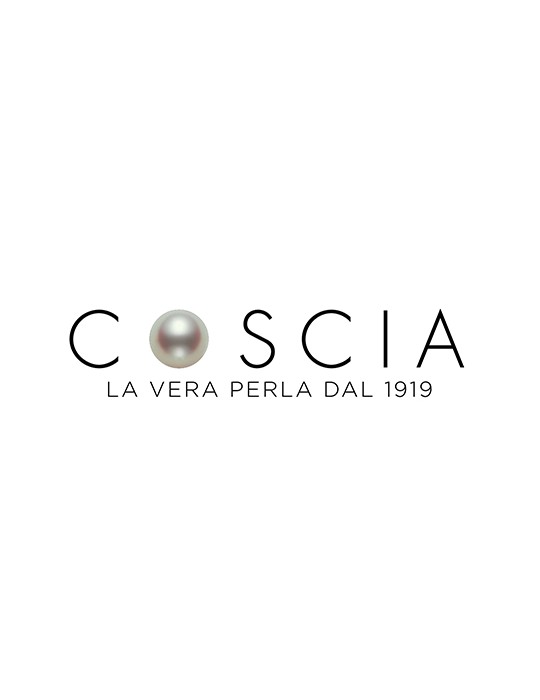 COSCIA - BRACCIALE DI PERLE E DIAMANTI A TRE FILI