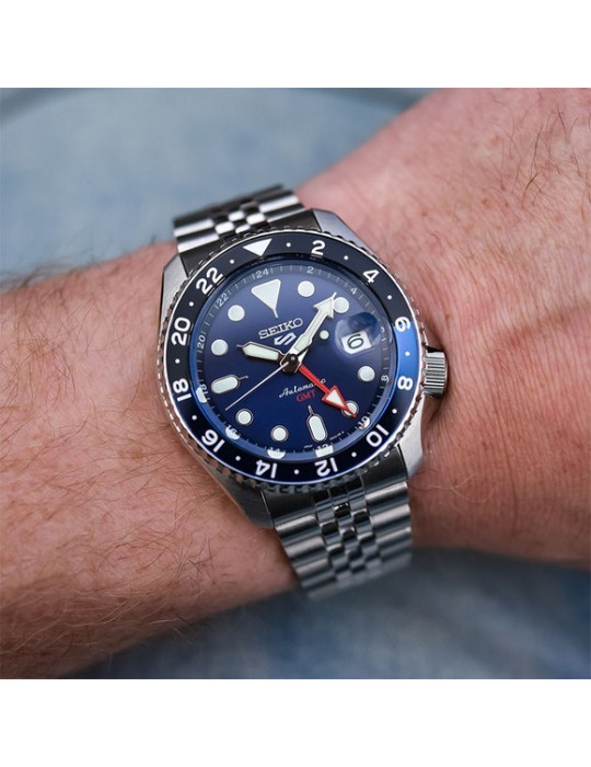 SEIKO - SPORTS SERIE 5 SPORTS STYLE GMT BLUE