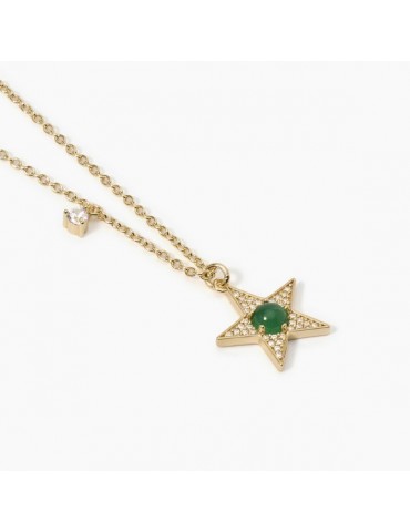 MABINA - COLLANA STARLET CON AGATA VERDE 553514