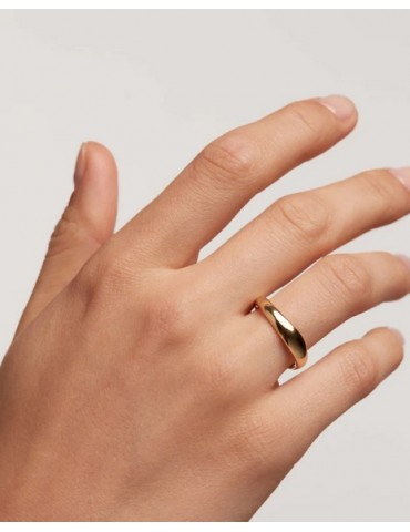 PDPAOLA - ANELLO  MOTION PIROUETTE GOLD RING - 14