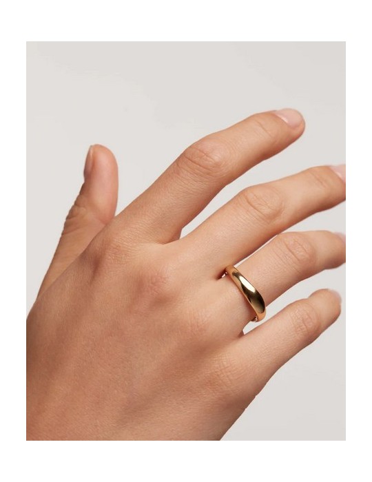 PDPAOLA - ANELLO  MOTION PIROUETTE GOLD RING - 14
