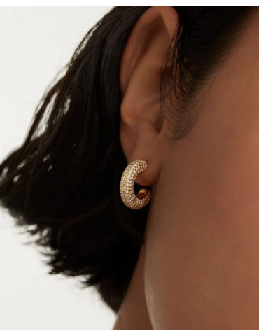 PDPAOLA - ORECCHINI NEW ESSENTIAL KING GOLD