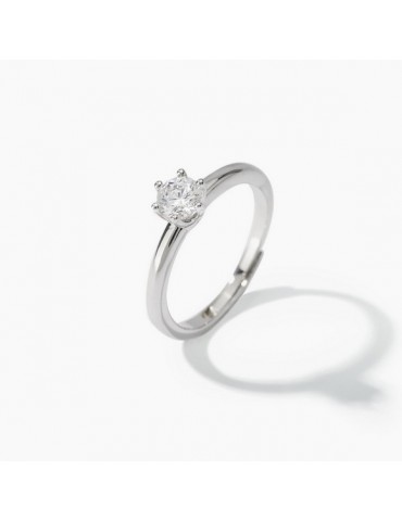 MABINA - ANELLO IN ARGENTO SOLITAIRE - 523177