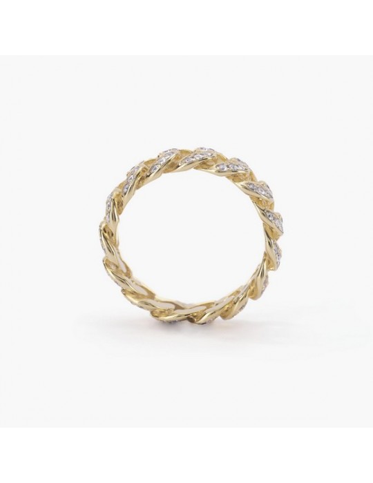 MABINA - ANELLO GROUMETTE ARGENTO DORATO MIS 15