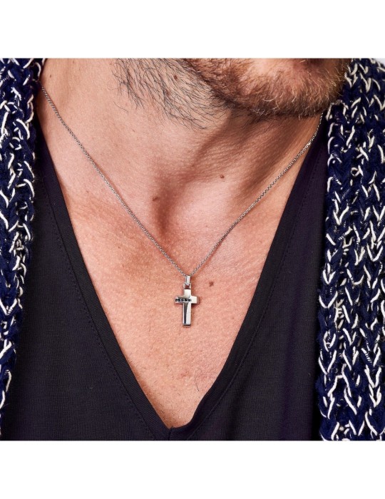 ZANCAN - COLLANA IN ARGENTO INSIGNIA 925 - ESC010