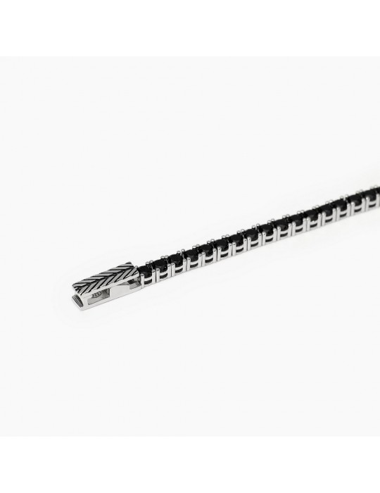 MABINA - BRACCIALE TENNIS CLUB BLACK - 533694-M