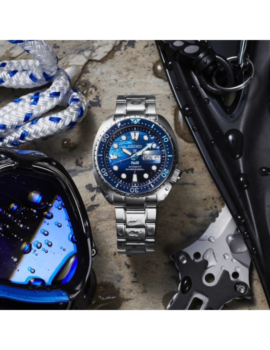 SEIKO - PROSPEX TURTLE PADI THE GREAT BLUE SRPK01