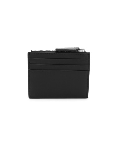 RASPINI - PORTACARTE CON ZIP IN PELLE LISCIA