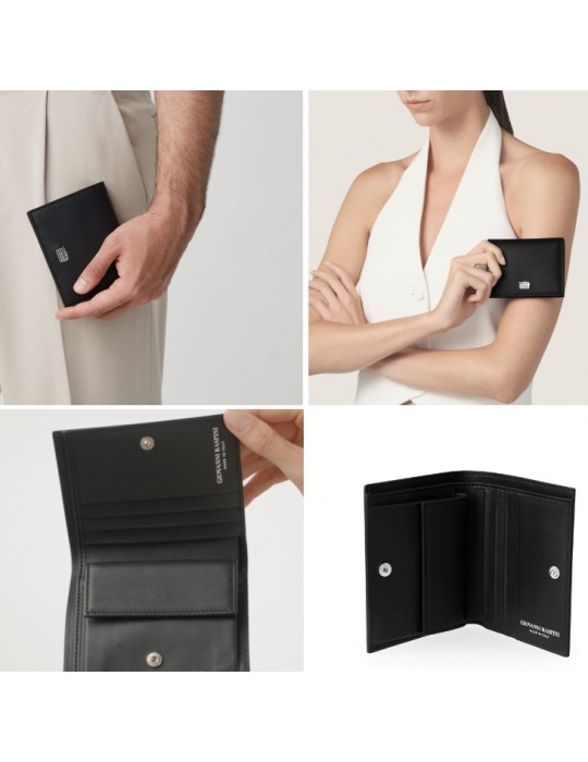 RASPINI - PORTAFOGLIO TASCA INTERNA PELLE LISCIA