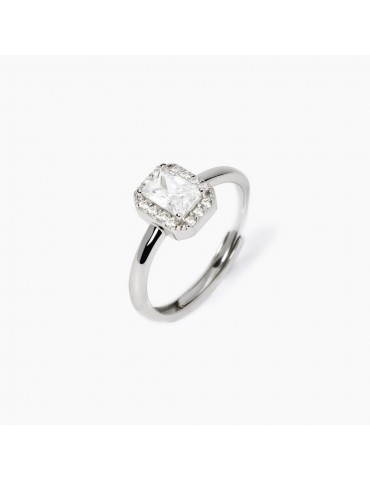MABINA - ANELLO COOL OR RÉTRO CON ZIRCONI 523443