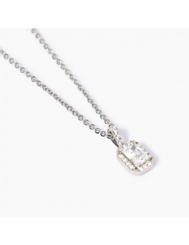 MABINA - COLLANA COOL OR RETRO CON ZIRCONI WHITE