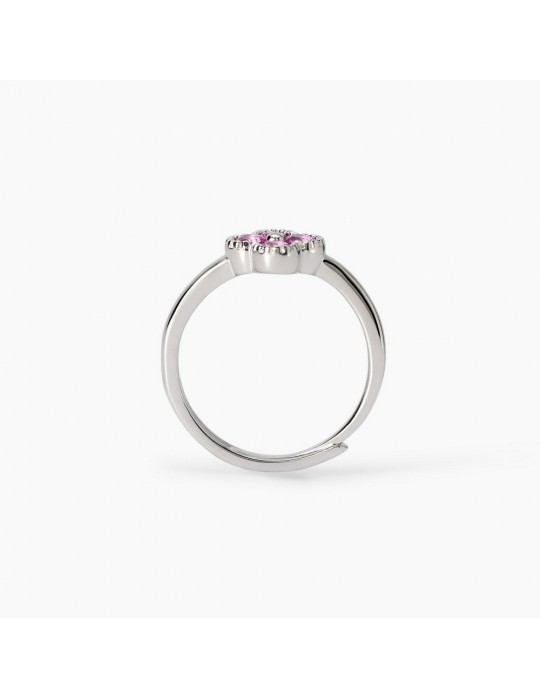 MABINA - ANELLO FIORE JASMINE ROSA - 523457