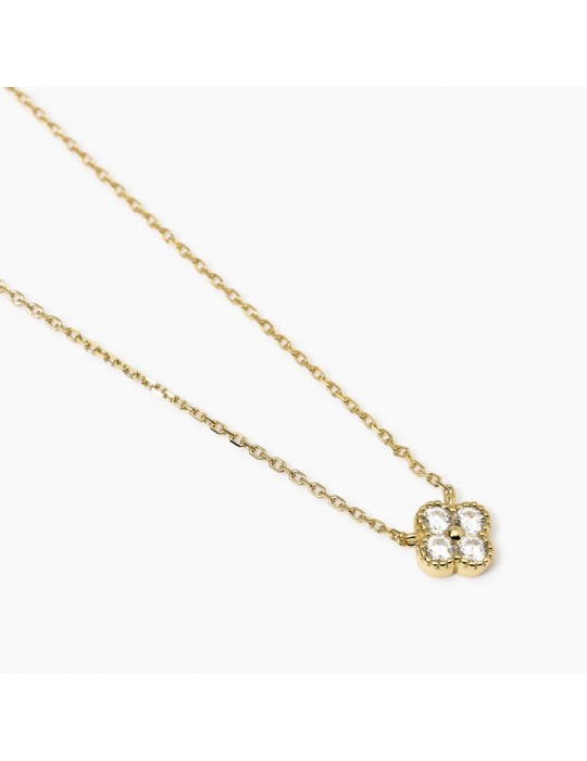 MABINA - GIROCOLLO JASMINE CON FIORE GOLD - 553793