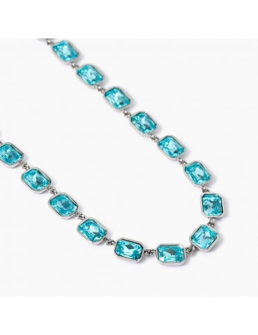 KIDULT - GIROCOLLO STYLE 01 CON CRISTALLI AZZURRI