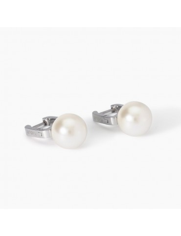 KIDULT - ORECCHINI STYLE 14 PERLA SILVER - 861025
