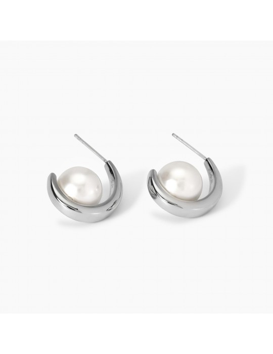 KIDULT - ORECCHINI STYLE 09 PERLA SILVER - 861052