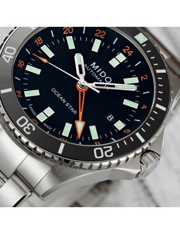 MIDO - DIVER OCEAN STAR GMT NERO - M0266291105100