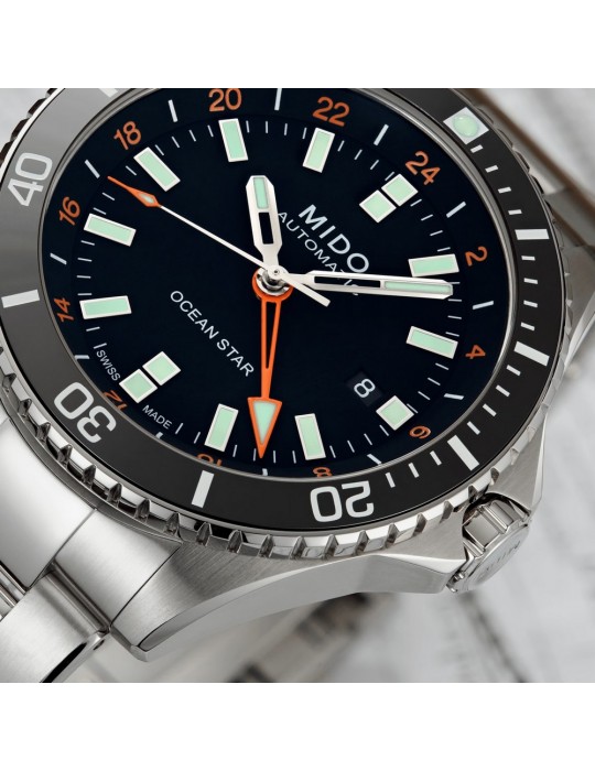 MIDO - DIVER OCEAN STAR GMT NERO - M0266291105100